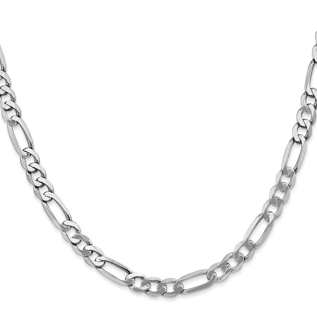 Gold 5.5mm Figaro Chain, 18