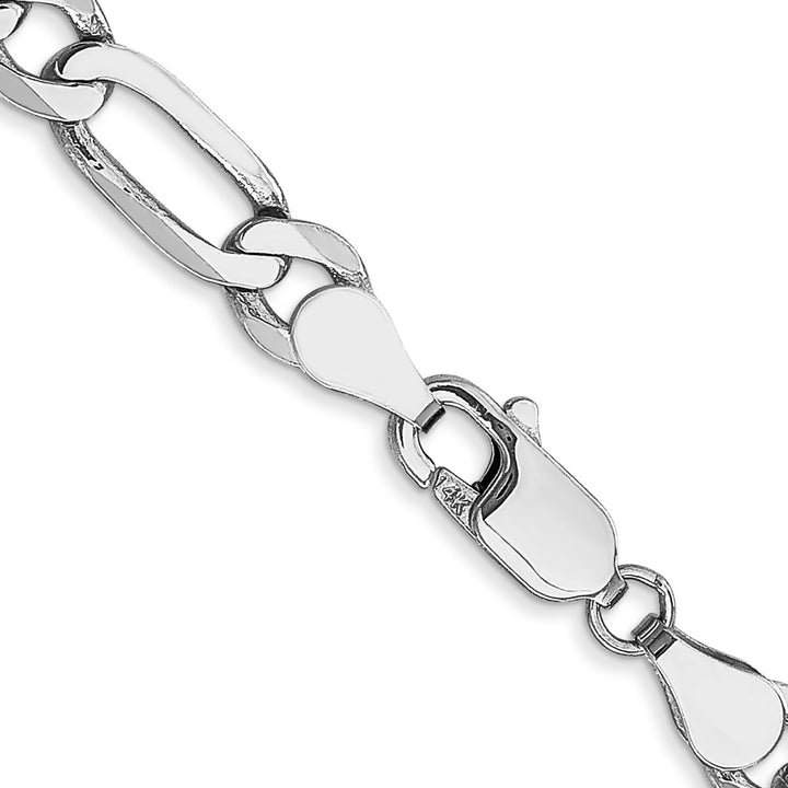 Gold 5.5mm Figaro Chain, 18"