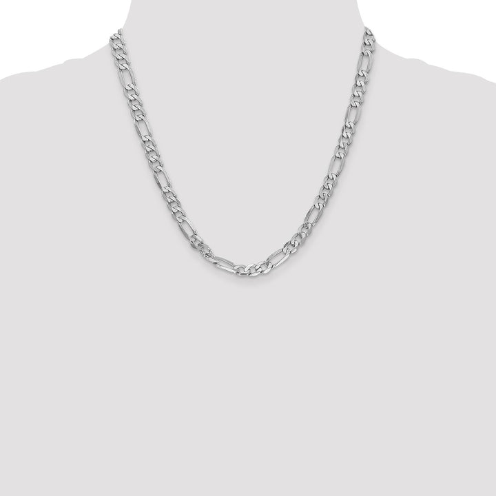 Gold 6mm Figaro Chain, 20"