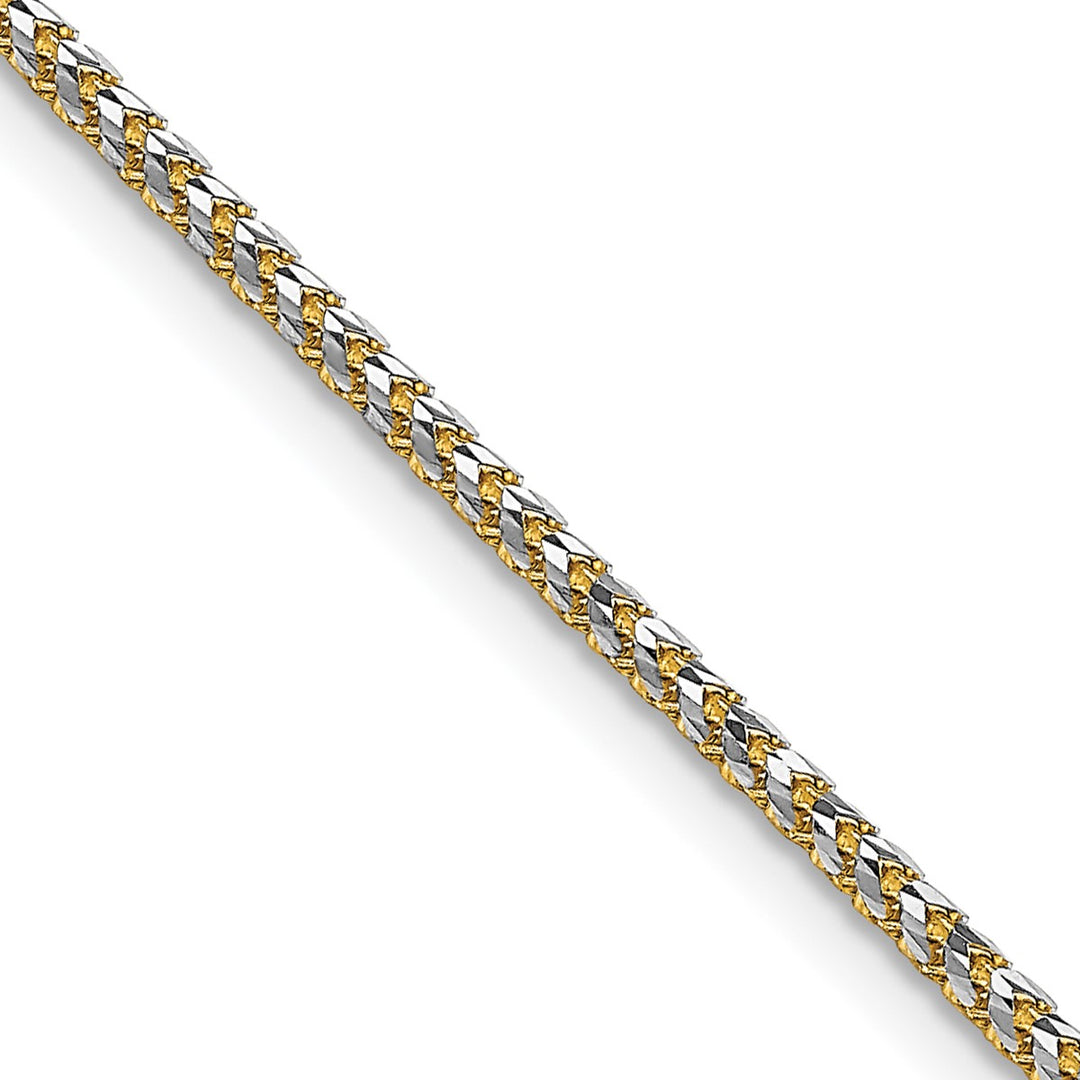 Gold 1.85mm Spiga (Wheat) Chain, 24"