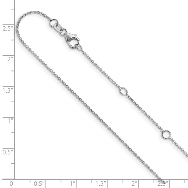 Gold 1.1mm Cable Chain, 16"