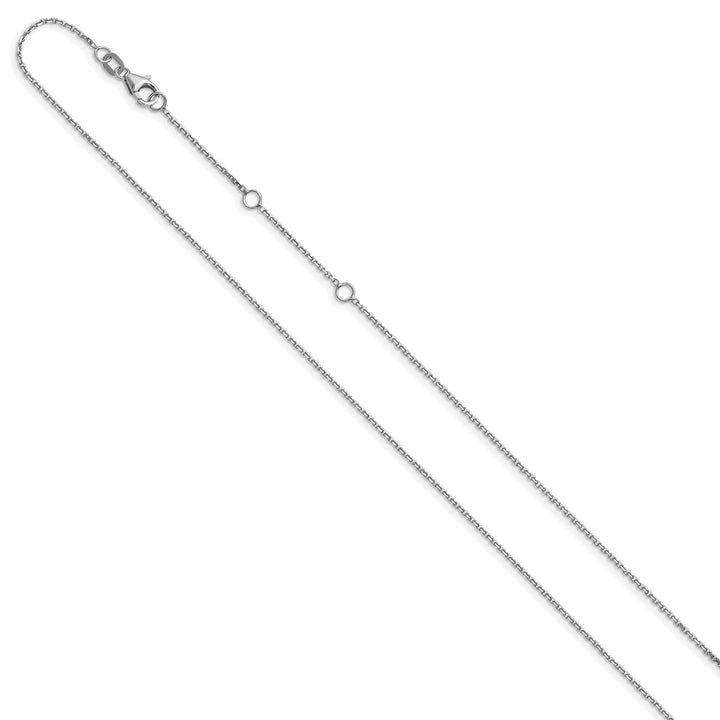 Gold 1.1mm Rolo Chain, 16"
