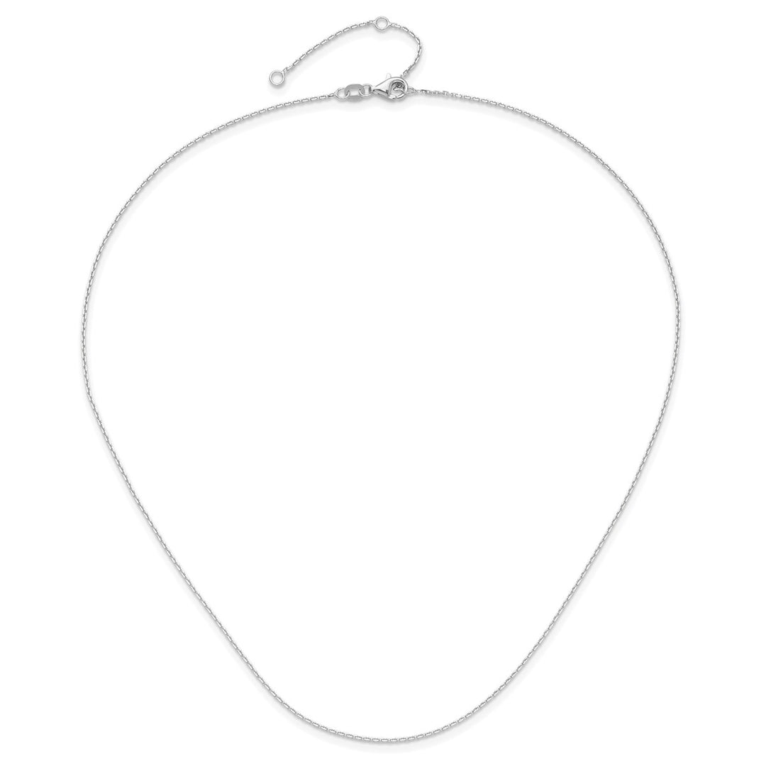 Gold 1.1mm Rolo Chain, 16