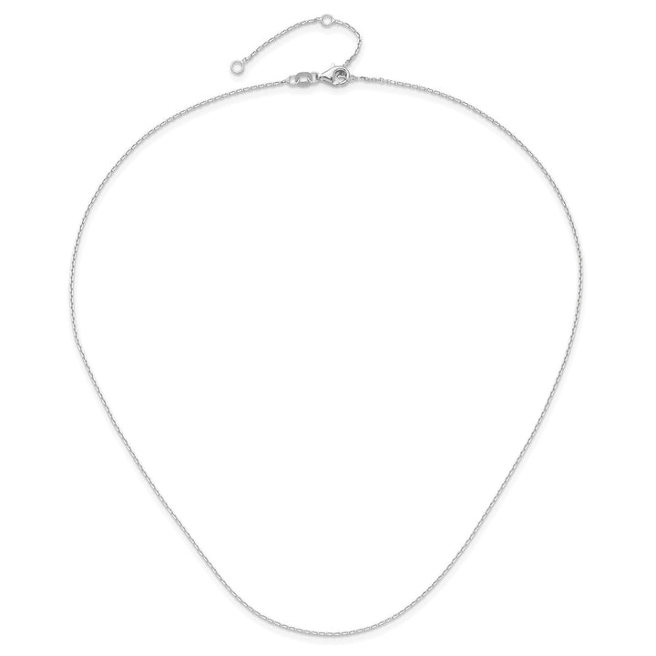 Gold 1.1mm Rolo Chain, 16"