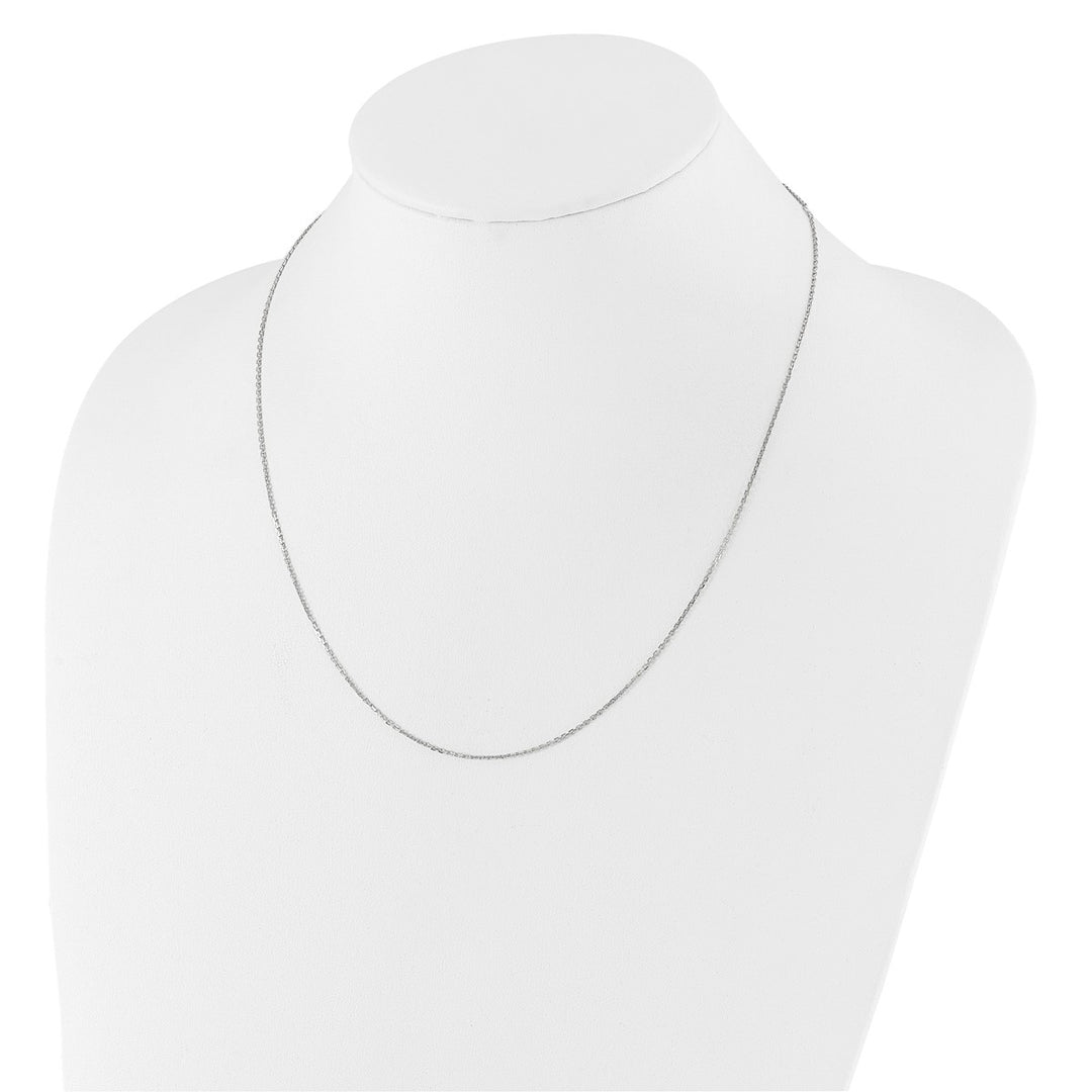 Gold 1.1mm Rolo Chain, 16