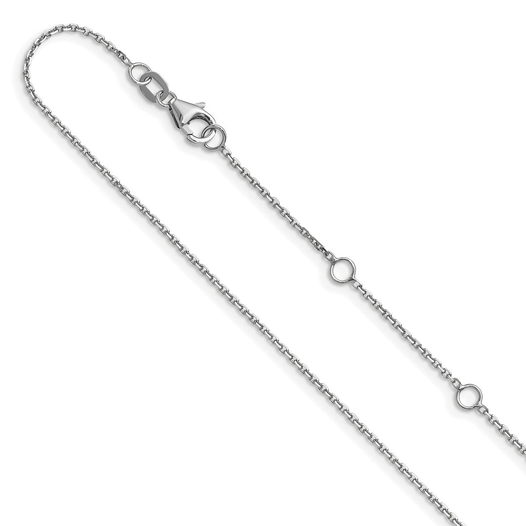 Gold 1.1mm Rolo Chain, 16"