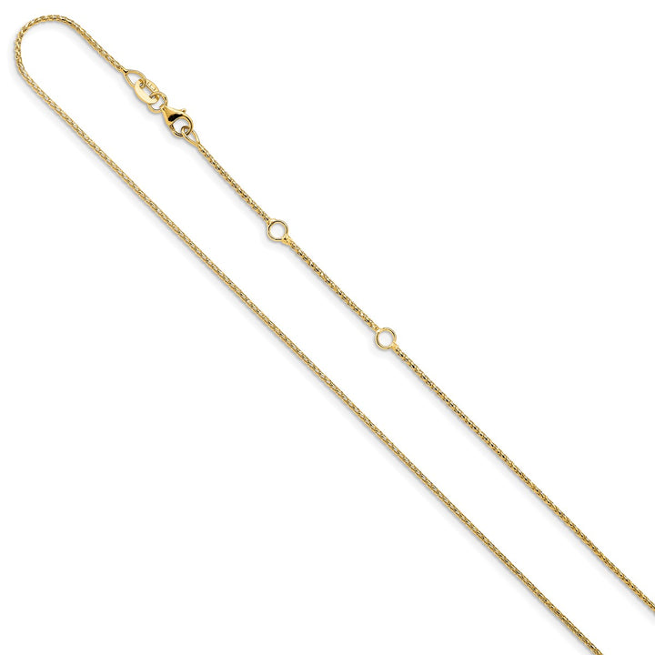 Gold 1mm Franco Chain, 16"