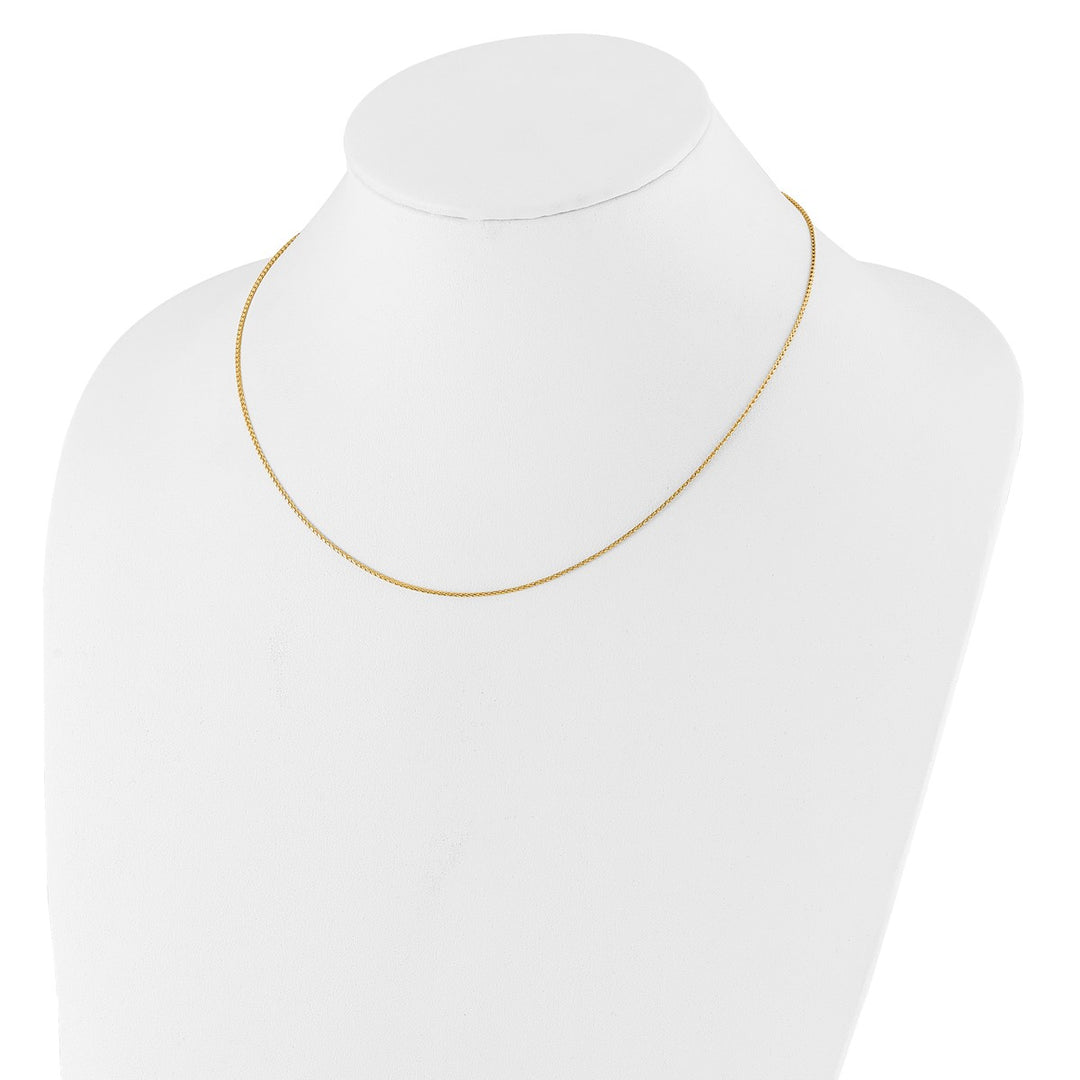 Gold 1mm Franco Chain, 16