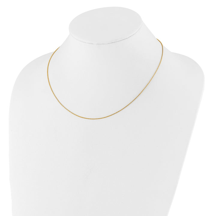 Gold 1mm Franco Chain, 16"