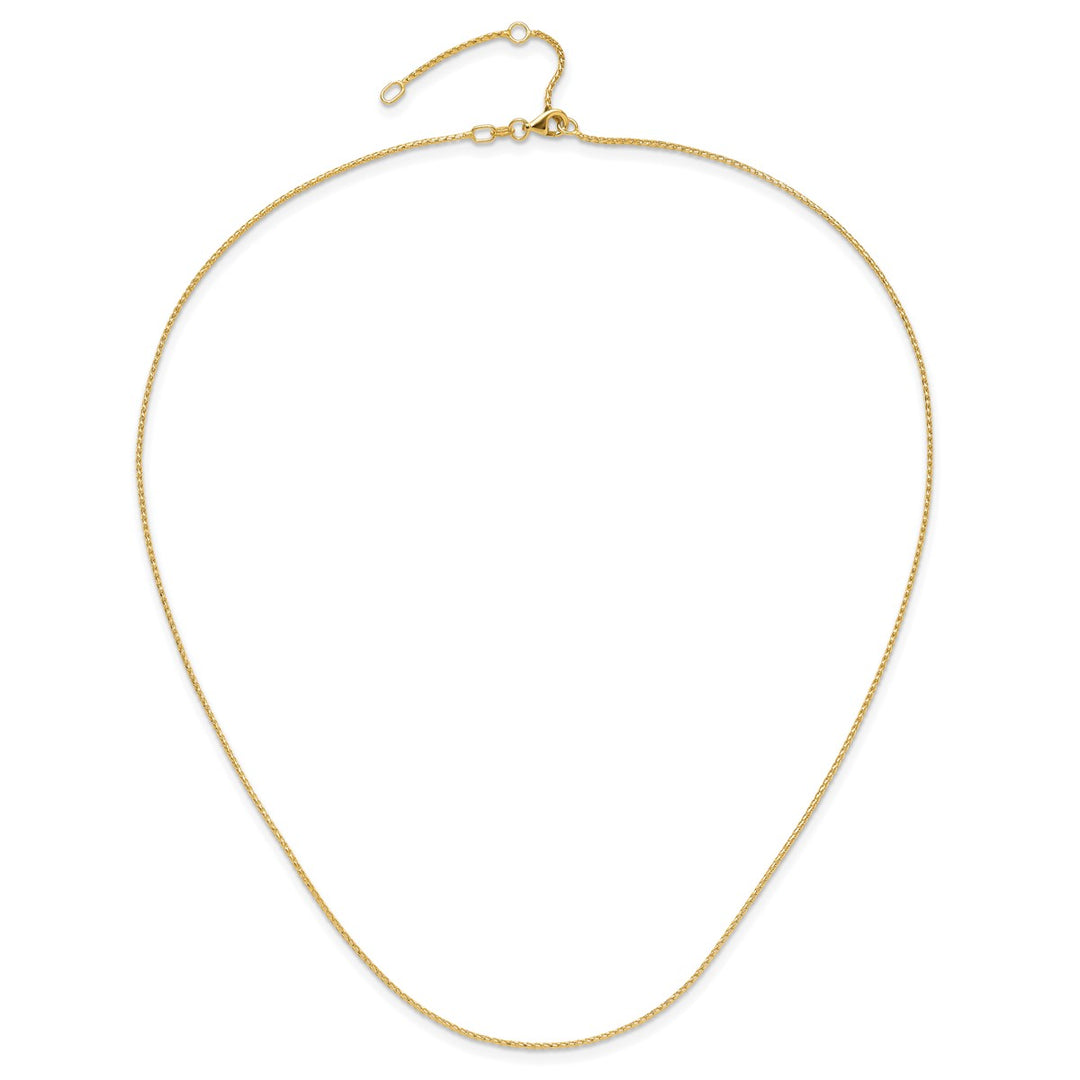 Gold 1mm Franco Chain, 16