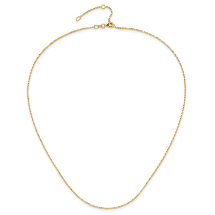 Gold 1mm Franco Chain, 16"