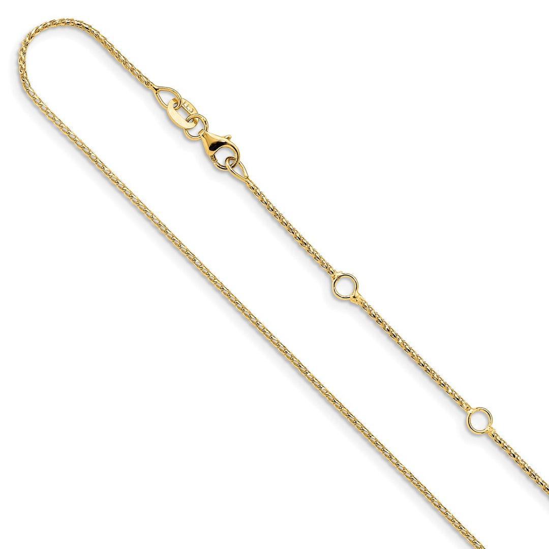 Gold 1mm Franco Chain, 16"