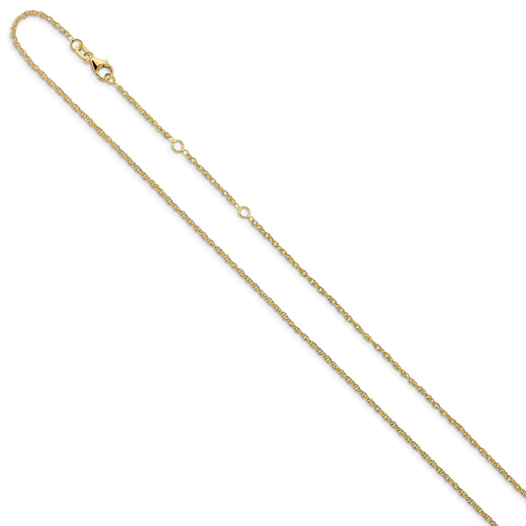 Gold 1.5mm Rope Chain, 16