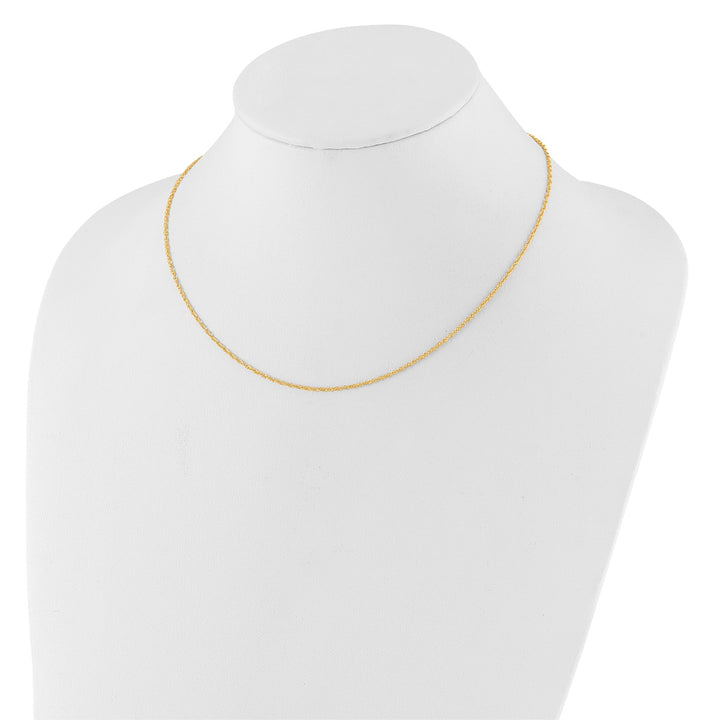 Gold 1.5mm Rope Chain, 16"