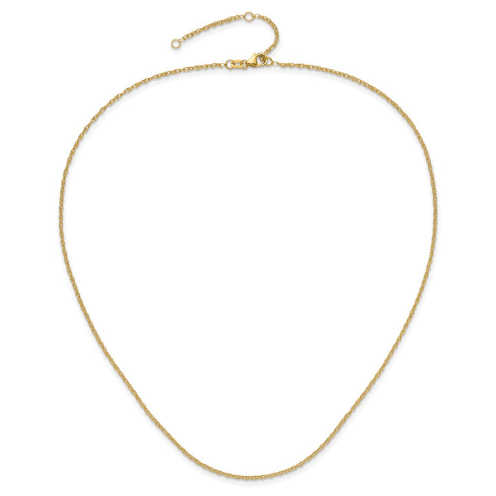 Gold 1.5mm Rope Chain, 16"