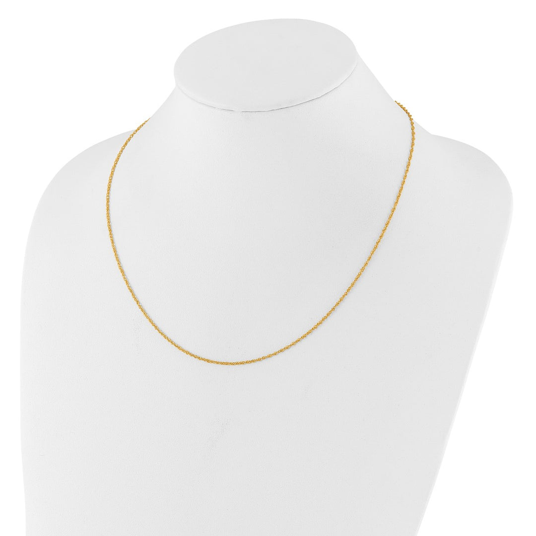 Gold 1.5mm Rope Chain, 16