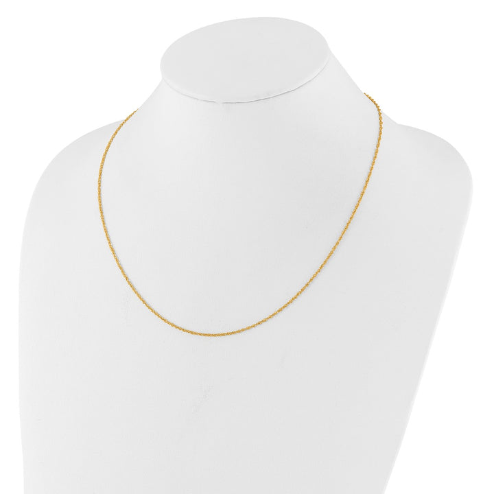 Gold 1.5mm Rope Chain, 16"