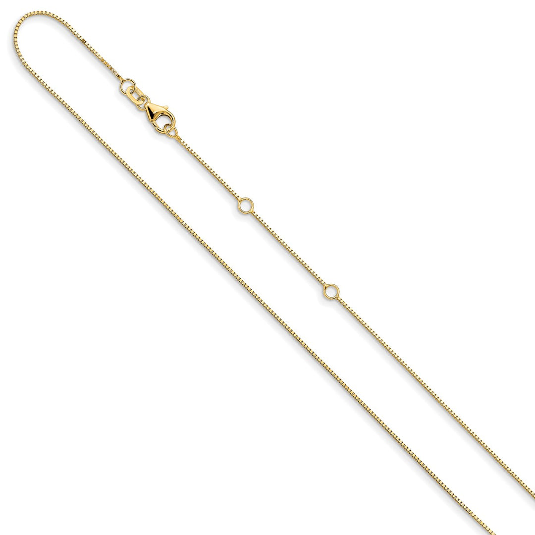 Gold 0.7mm Box Chain, 16