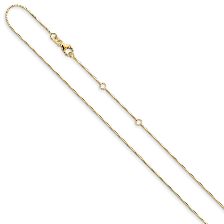 Gold 0.7mm Box Chain, 16"