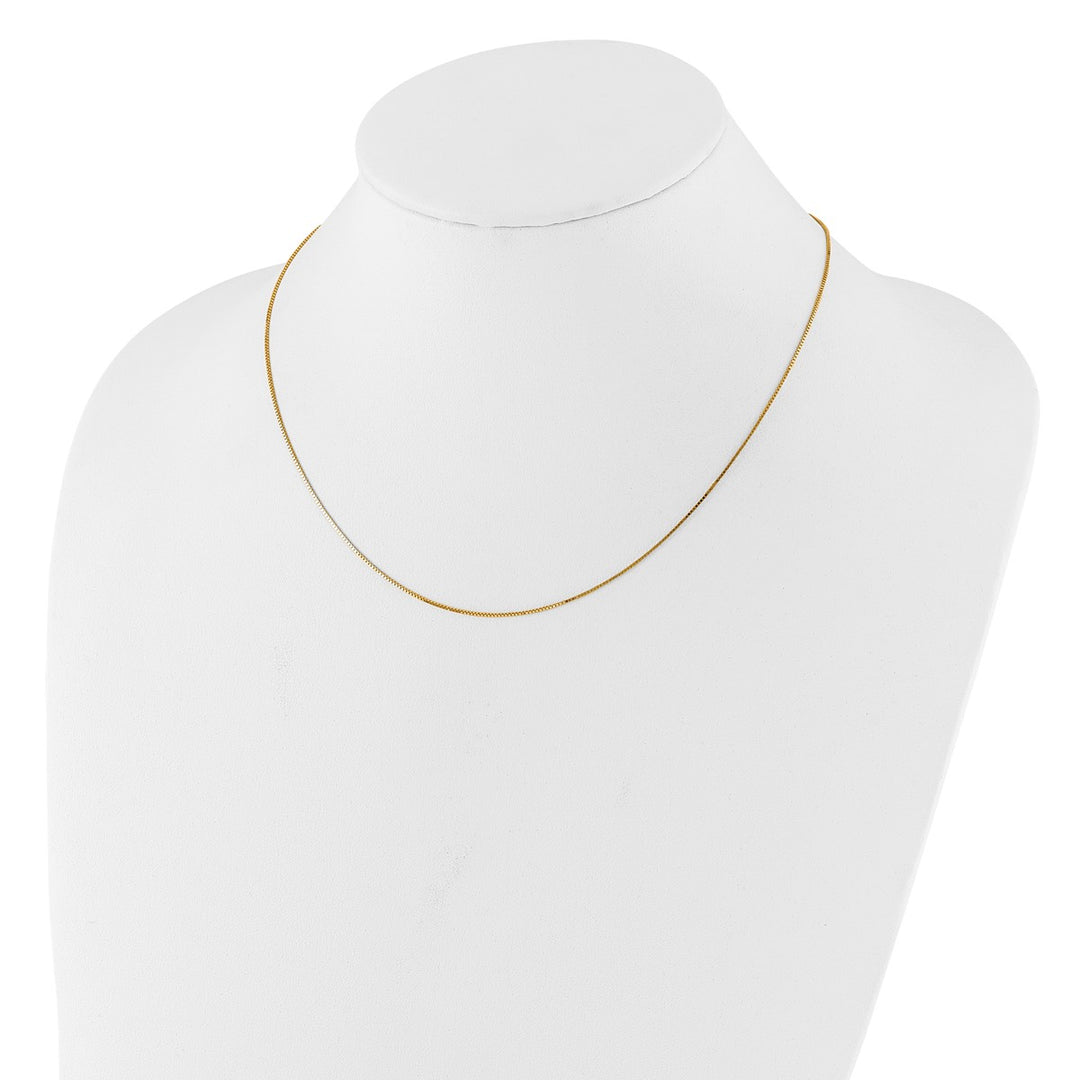Gold 0.7mm Box Chain, 16