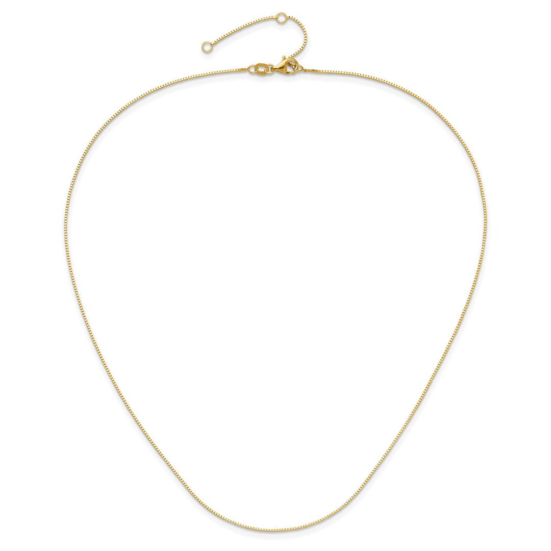 Gold 0.7mm Box Chain, 16