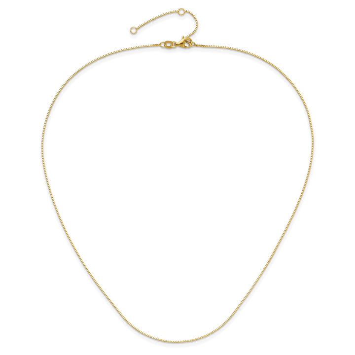 Gold 0.7mm Box Chain, 16"