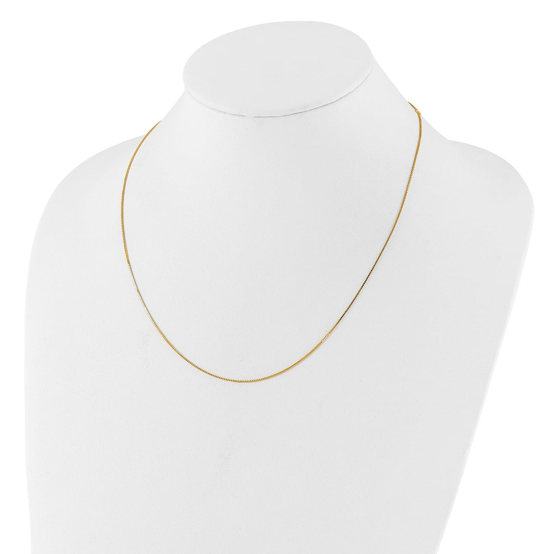 Gold 0.7mm Box Chain, 16