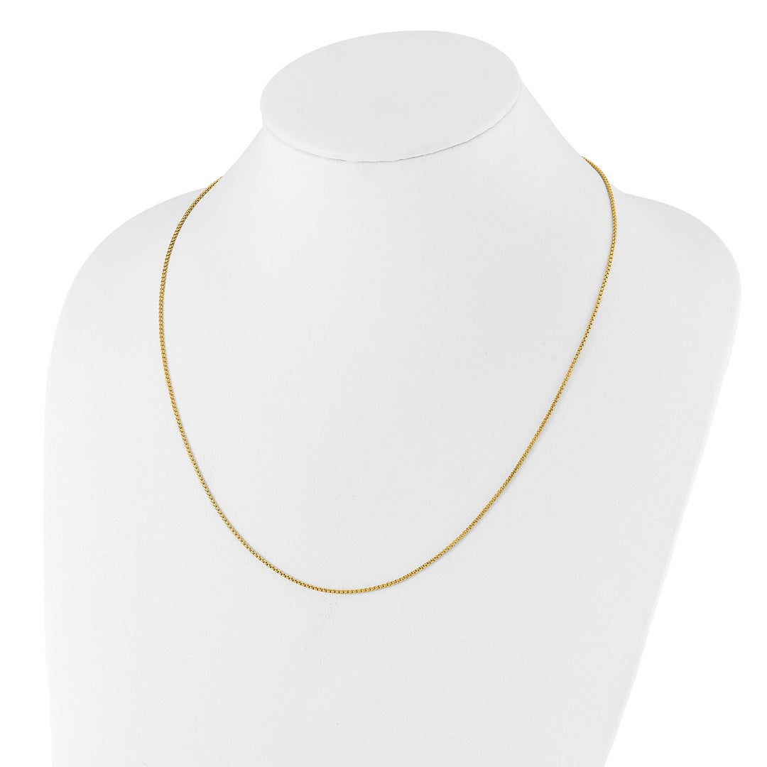 Gold 1.35mm Box Chain, 22