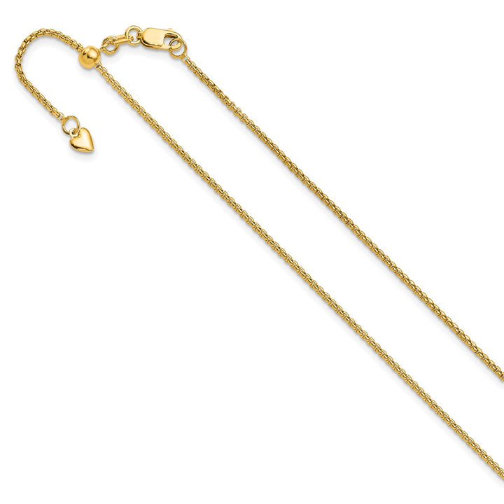 Gold 1.35mm Box Chain, 22"