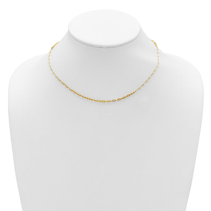 Gold 1.1mm Franco Chain, 16"