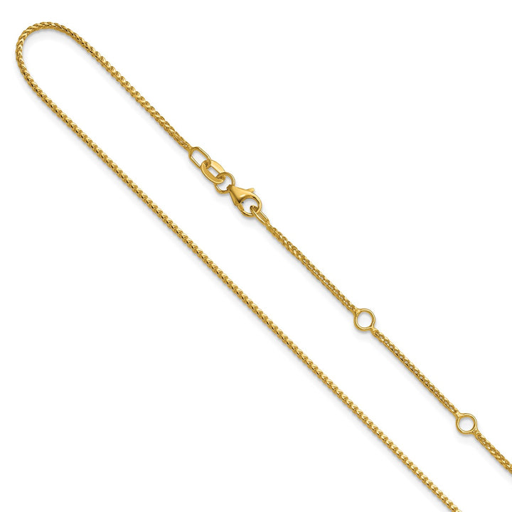 Gold 1.1mm Franco Chain, 16"
