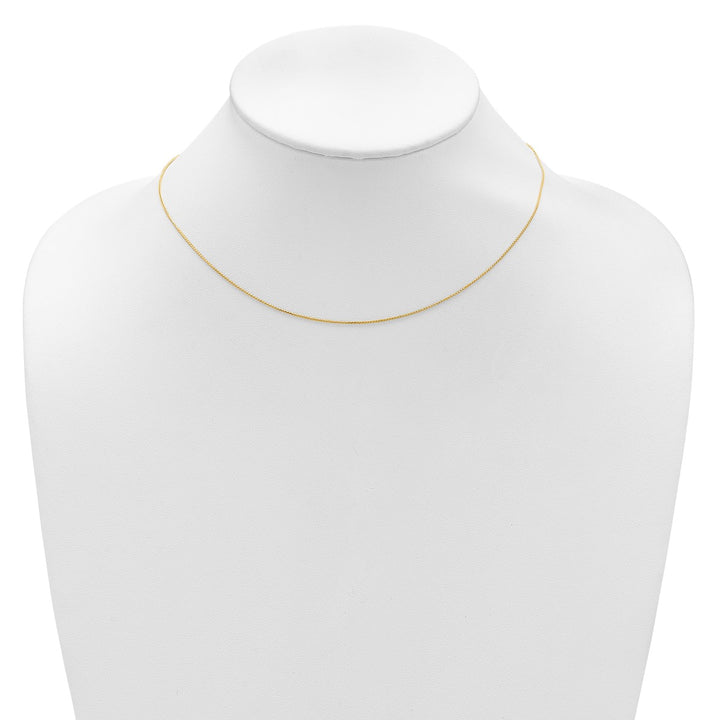 Gold 0.65mm Spiga (Wheat) Chain, 16"