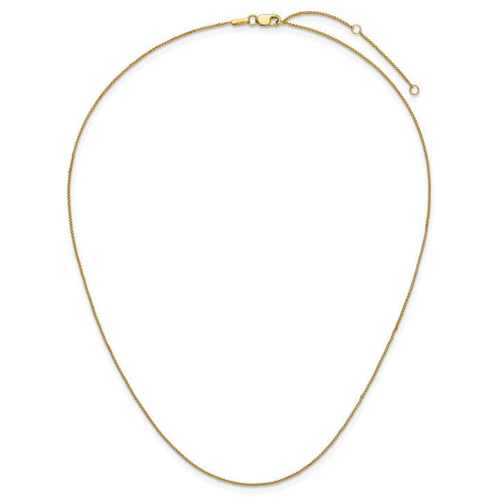 Gold 0.65mm Spiga (Wheat) Chain, 16"