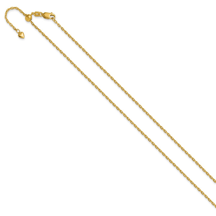 Gold 1.65mm Cable Chain, 30"