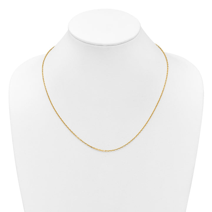 Gold 1.65mm Cable Chain, 30"