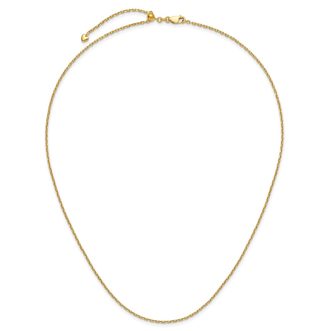 Gold 1.65mm Cable Chain, 30