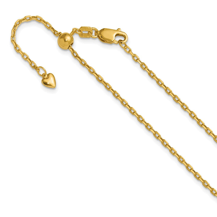 Gold 1.65mm Cable Chain, 30"