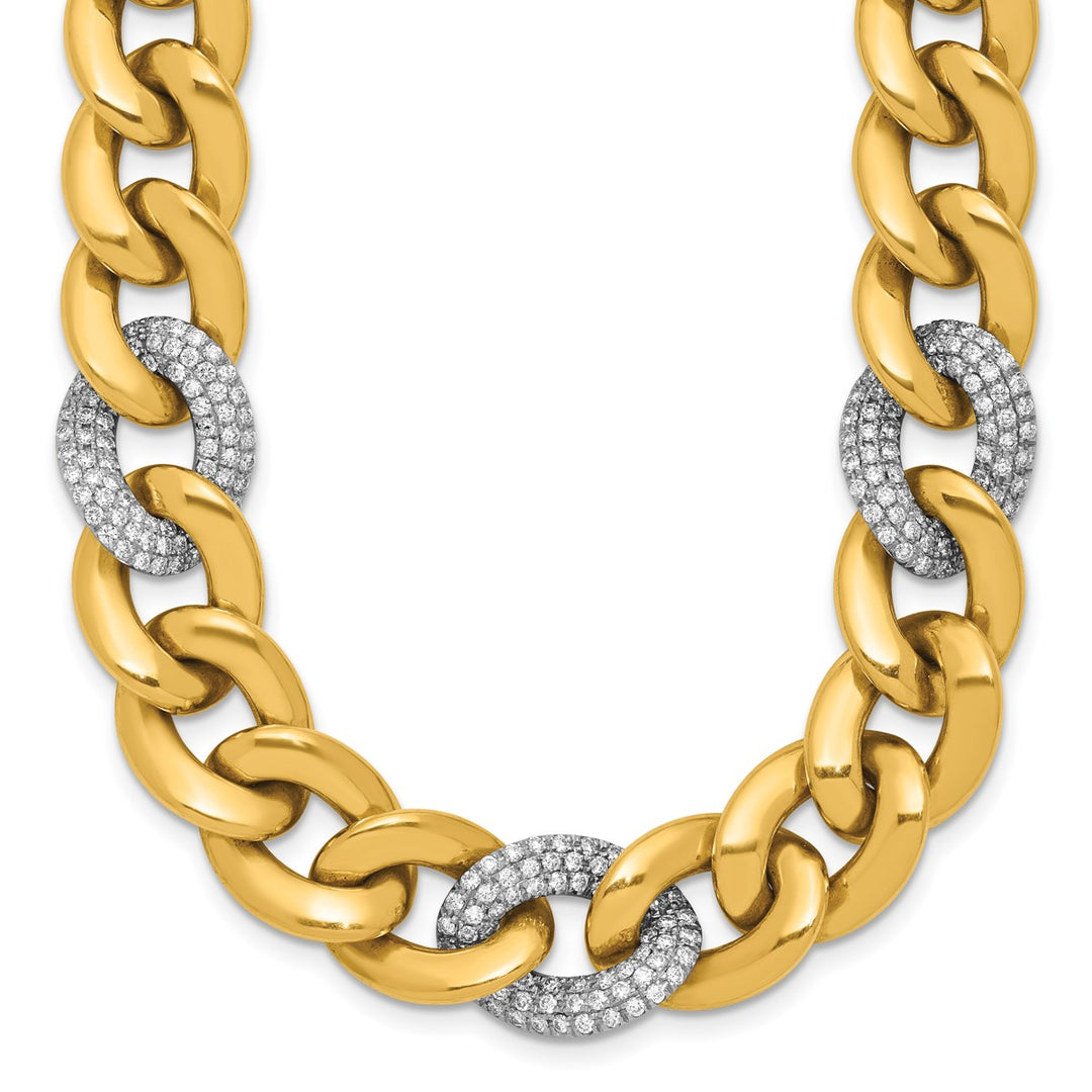 Gold Cable Necklaces, 18