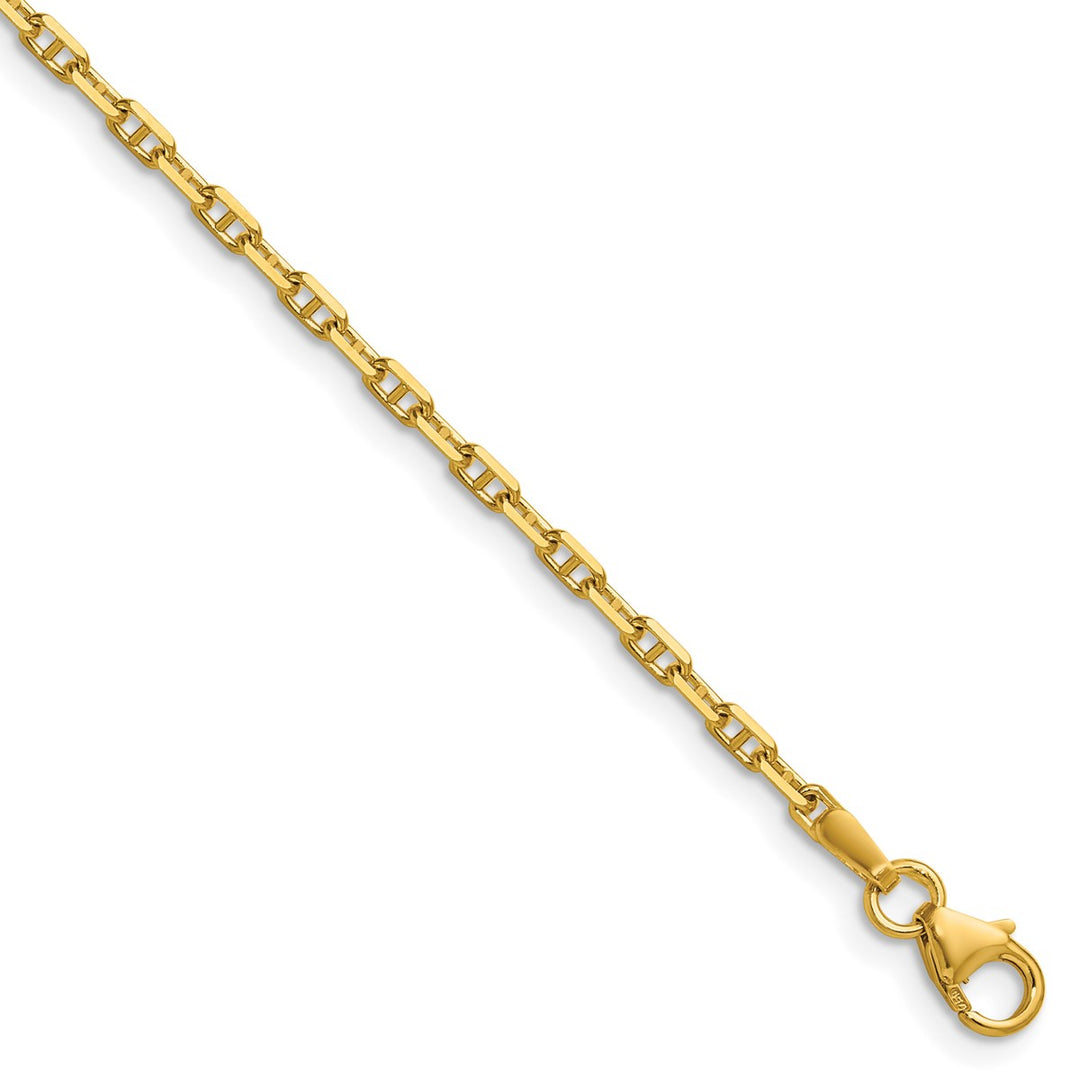 Gold 2.2mm Anchor Chain, 22"