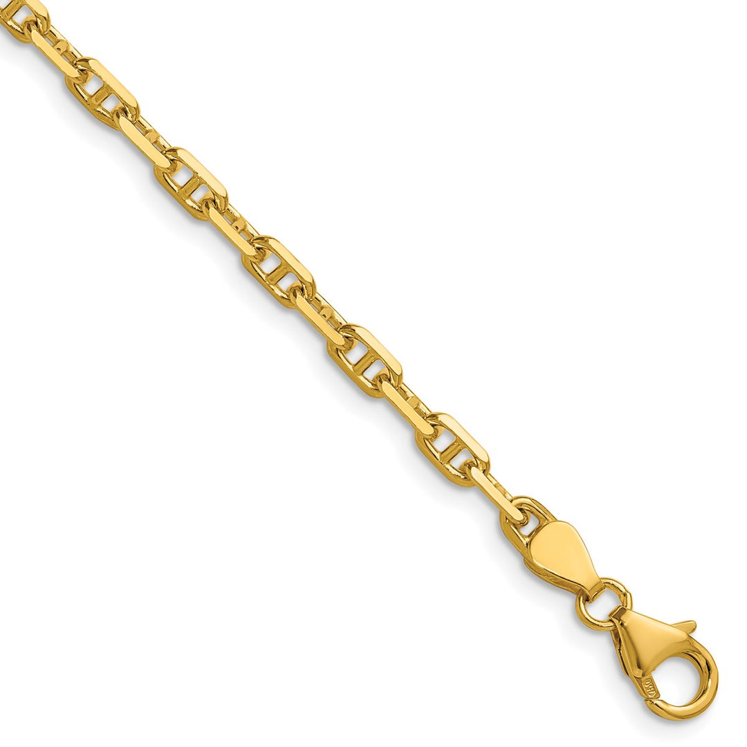 Gold 3.35mm Anchor Chain, 22"