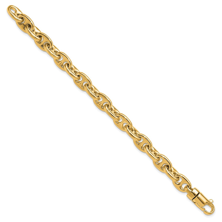 Gold 8.5mm Anchor Chain, 8"