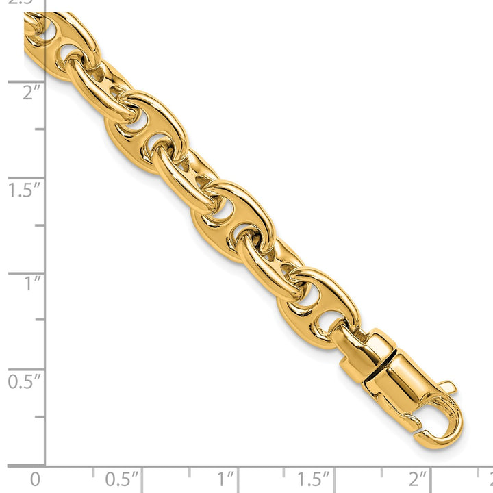 Gold 8.5mm Anchor Chain, 8"
