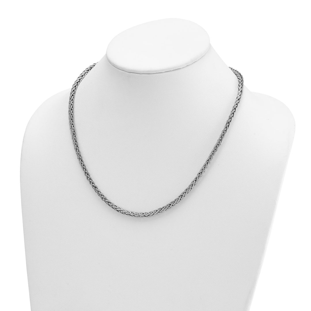 Gold 4.1mm Spiga (Wheat) Chain, 20
