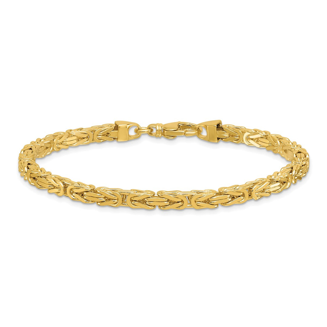 Gold 4mm Byzantine Chain, 8.5