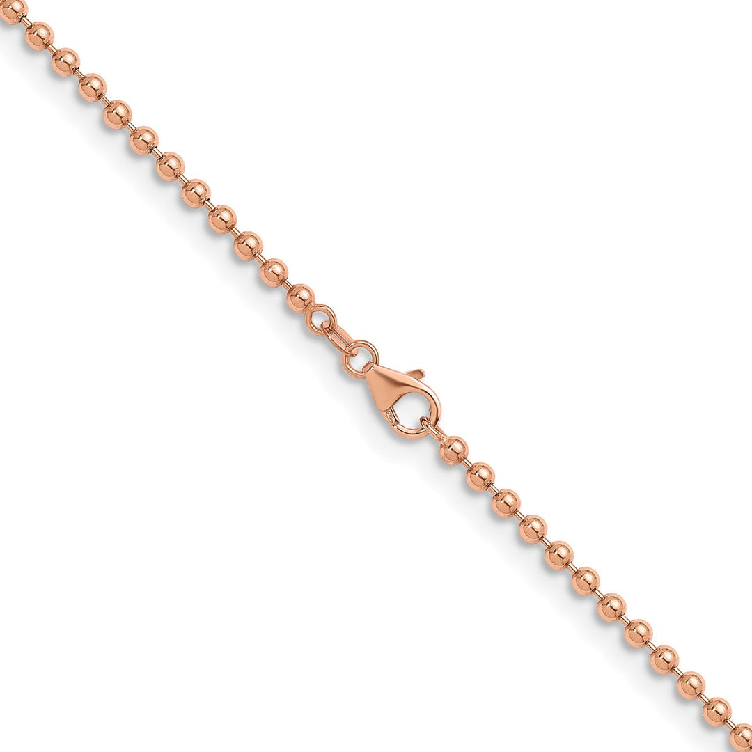 Gold 3.2mm Ball (Beaded) Chain, 18