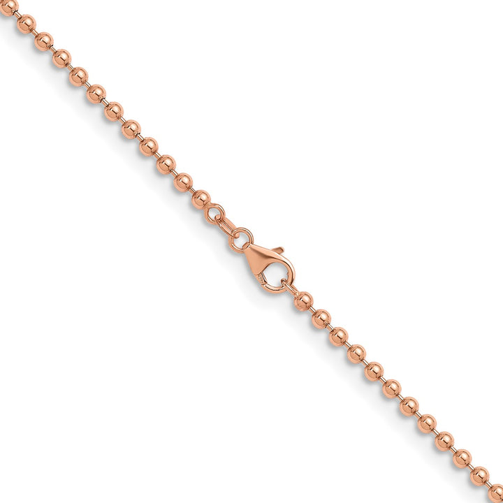 Gold 3.2mm Ball (Beaded) Chain, 18"