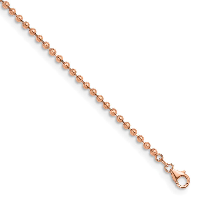 Gold 3.2mm Ball (Beaded) Chain, 18"