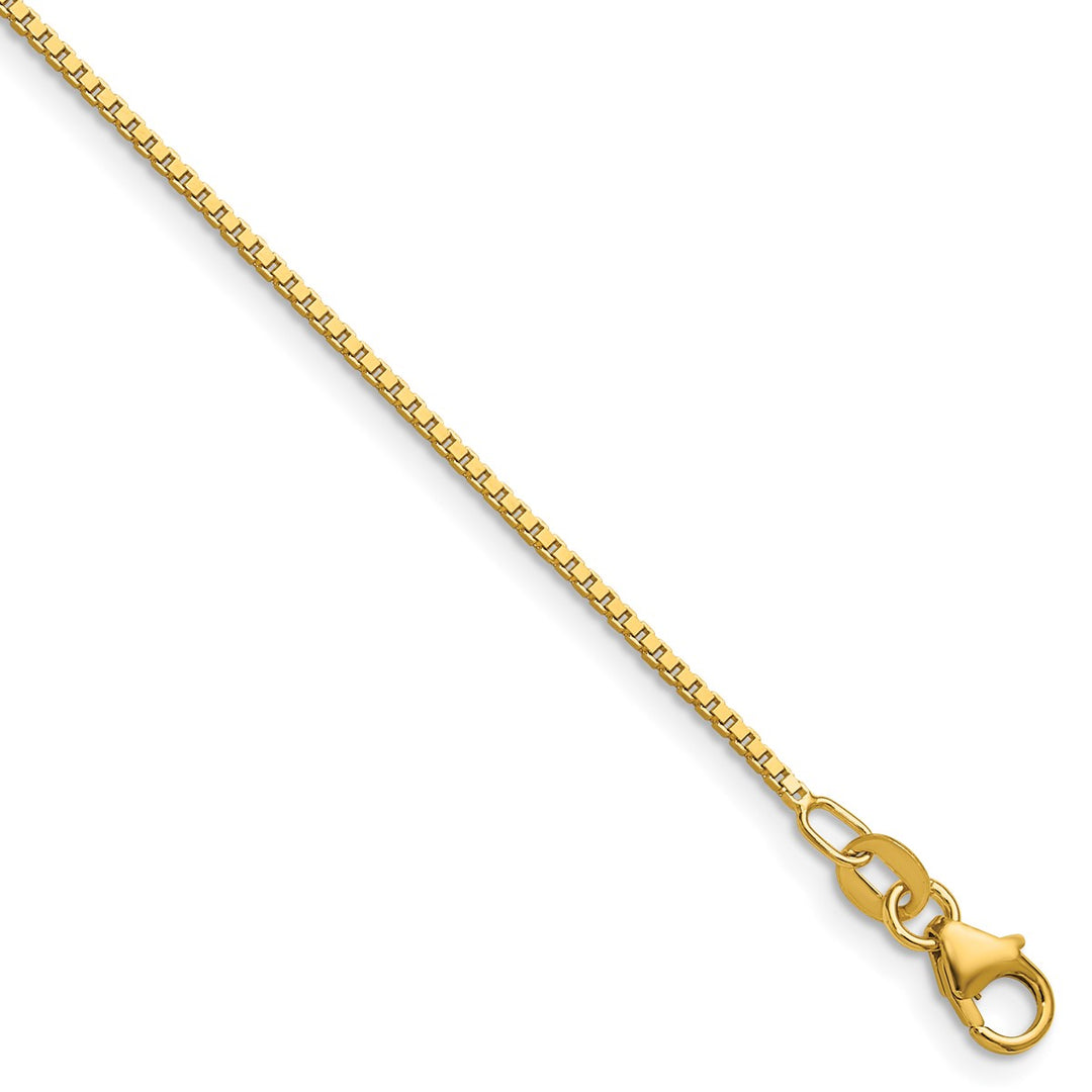 Gold 1.05mm Box Chain, 22"