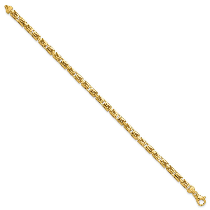 Gold 4.4mm Byzantine Chain, 8"