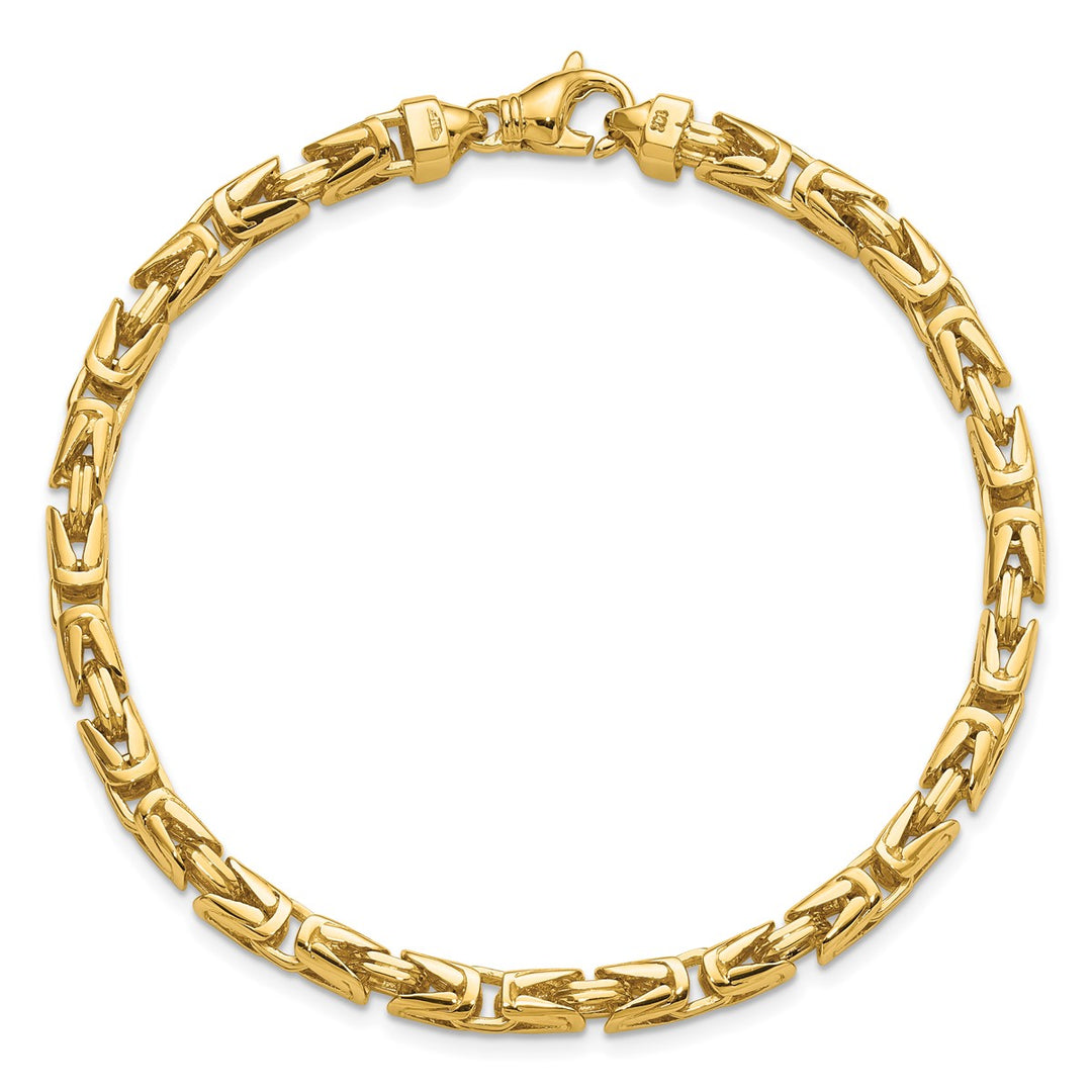 Gold 4.4mm Byzantine Chain, 8